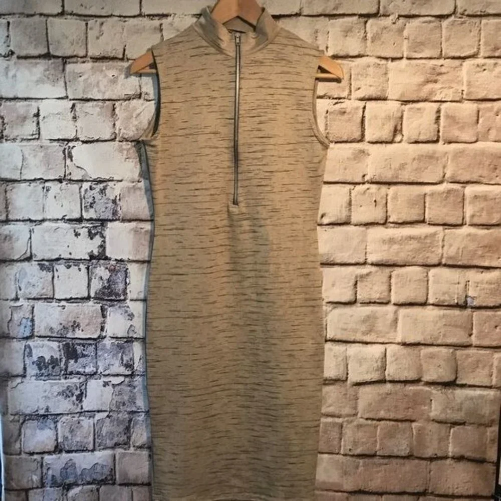 Missguided Body-Con Futurism Sleeveless Dress Women's Sz 10 - Picture 5 of 7